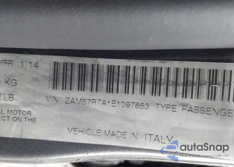 2014 Maserati Ghibli S Q4 из США, поврежденный, VIN ZAM57RTA1E1097863